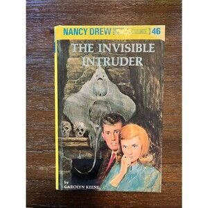 Nancy Drew 46: The Invisible Intruder Yellow Hardcover Carolyn Keene